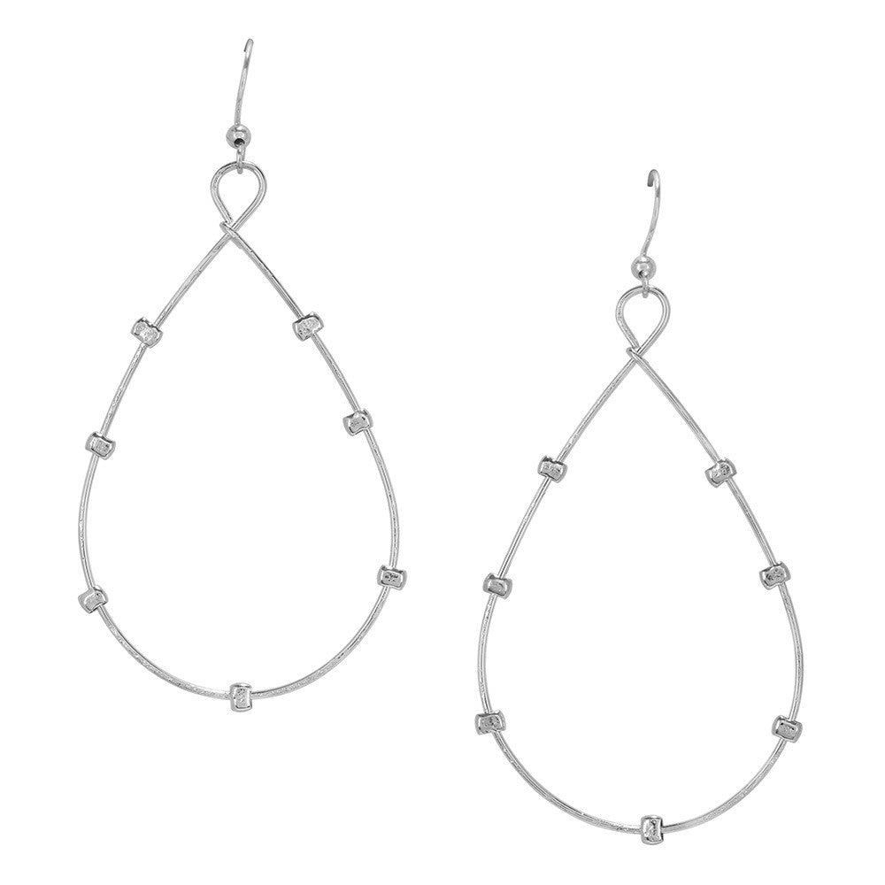 Stud Tear Drop Earrings