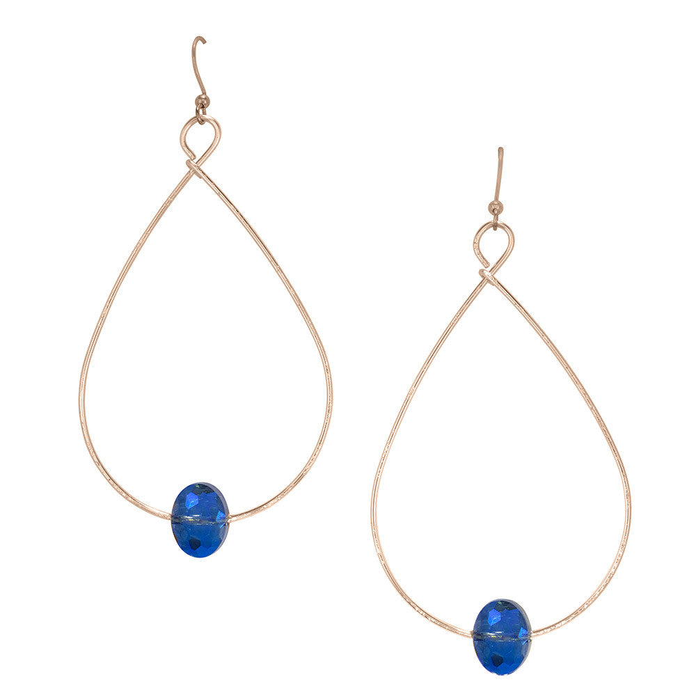 Tear Drop Embellished Earrings