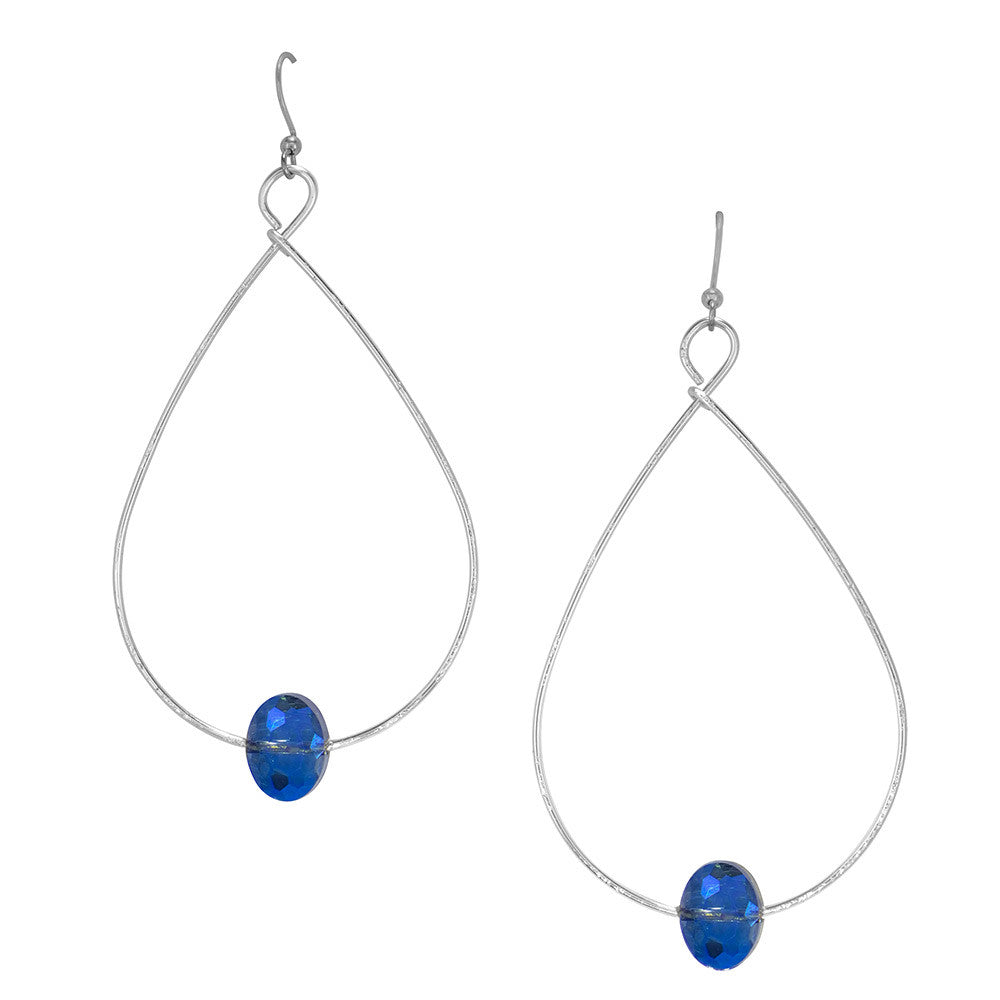 Tear Drop Embellished Earrings