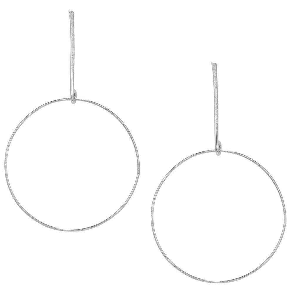 Stick and Circle Earrings