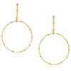 Stick and Circle Studs Earrings