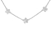 Tri-Dainty Small Flower Necklace